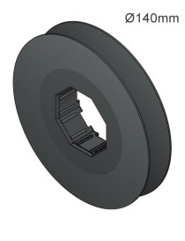 Poulie à clipper Diamètre 140mm