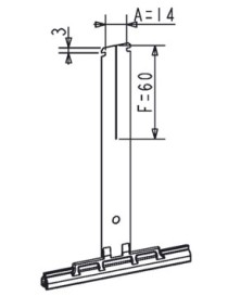 Attache tablier souple à clipper Tube ZF L8 Moteur
