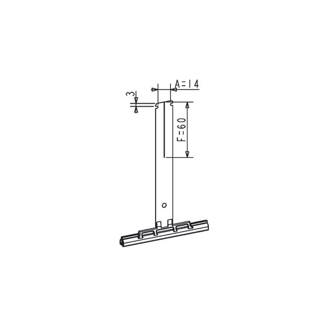 Attache tablier souple à clipper Tube ZF L8 Moteur