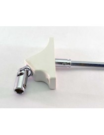 Passe Caisson à 90 degrés Polyamide étroit Rond de 12mm