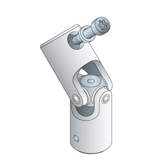 Genouillère D18 Exter. Ø12-Ø10 Blanc Genouillère D18 Exter. Ø12-Ø10 Blanc