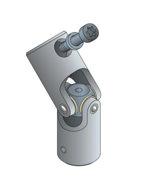 Genouillère D18 Exter. Ø12-Ø10 Gris