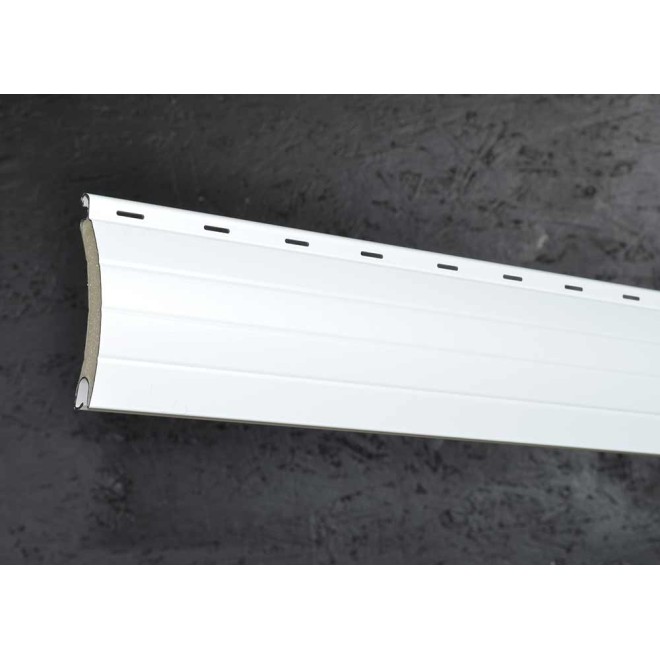 Lame 55mm Aluminium Blanc 160cm de long 
