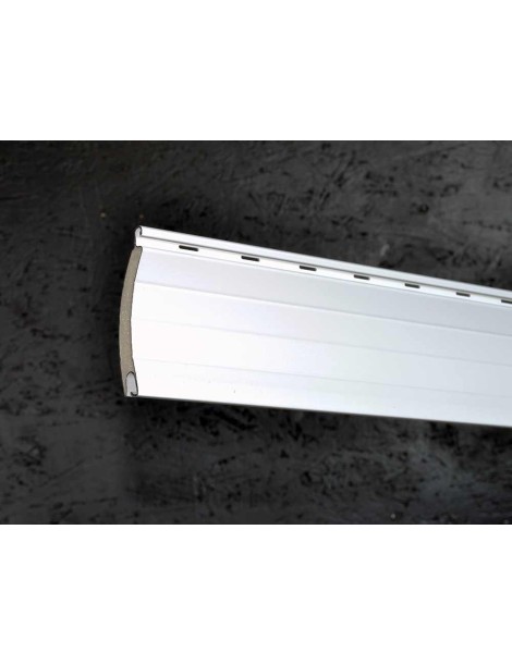 Lame 55mm Aluminium Blanc 160cm de long 