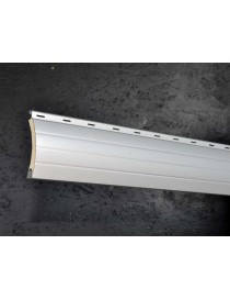 Lame 55mm Aluminium Gris métal 160cm de long 