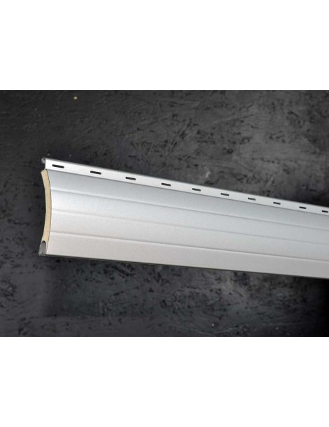 Lame 55mm Aluminium Gris métal 160cm de long 