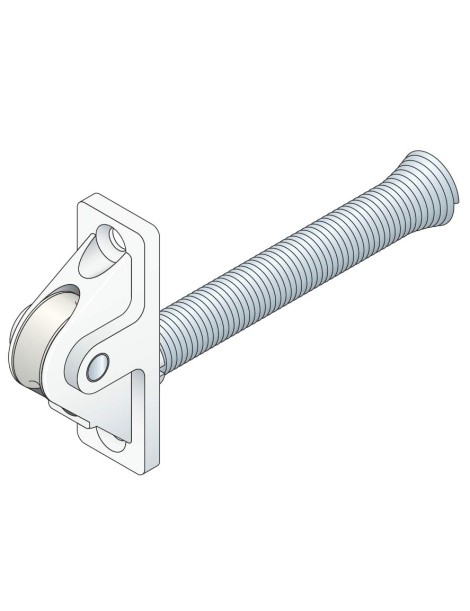 Guide pour cordon Blanc plus guidage avec roulette nylon