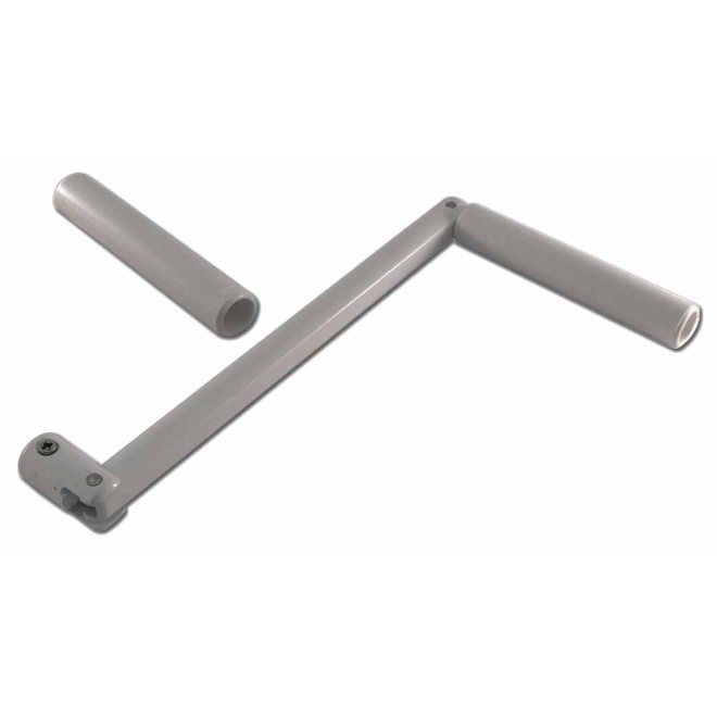 Manivelle seule Aluminium 6P10 Gris Manivelle seule Aluminium 6P10 Gris