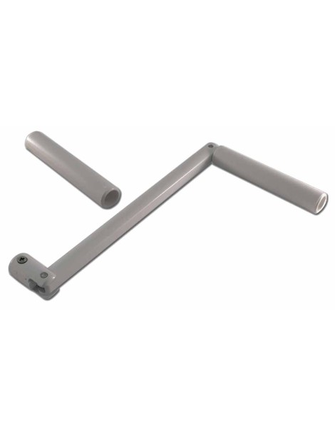 Manivelle seule Aluminium 6P10 Gris