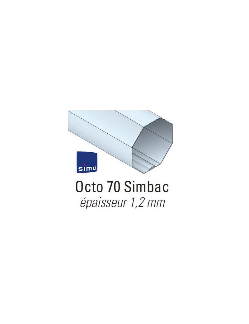 Adaptations moteur simu Ø60 - Tube octo 70 simbac