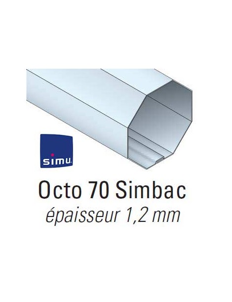 Adaptations moteur simu Ø60 - Tube octo 70 simbac