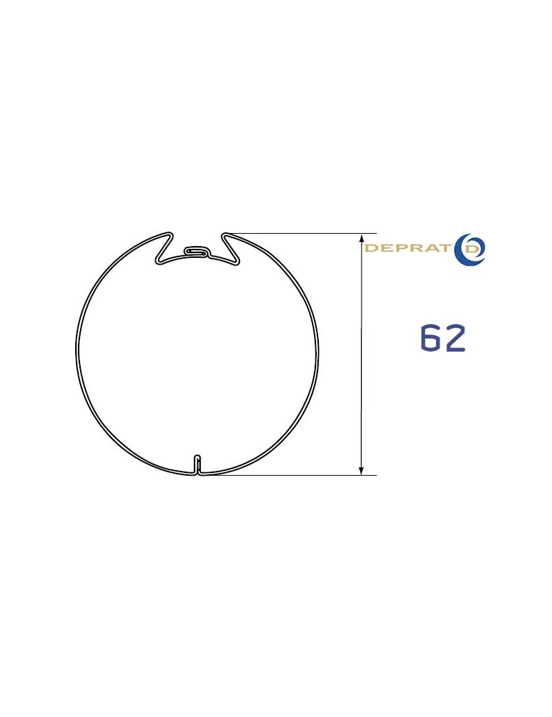 Jeu de bagues moteur Deprat Ø50 - Tube Deprat 62