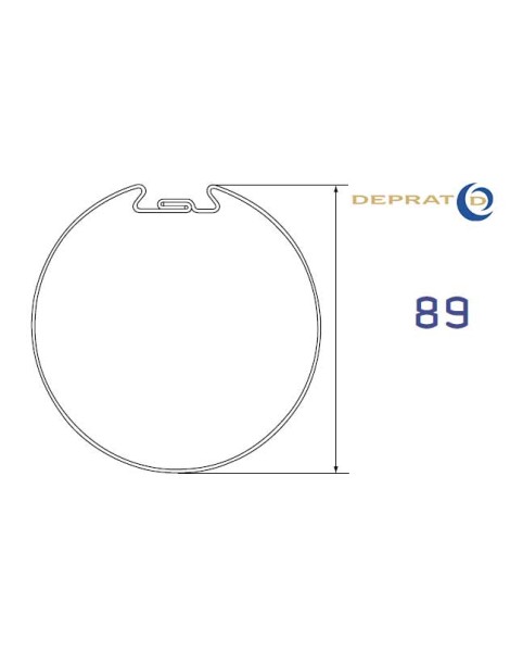 Jeu de bagues moteur Deprat Ø50 - Tube Deprat 89