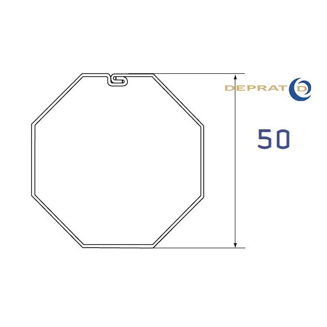 Jeu de bagues moteur Deprat Ø50 - Tube Octo 50 Jeu de bagues moteur Deprat Ø50 - Tube Octo 50