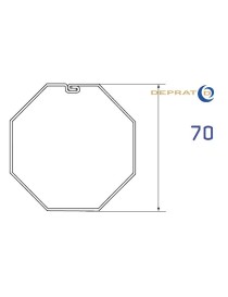 Jeu de bagues moteur Deprat Ø50 - Tube Octo 70