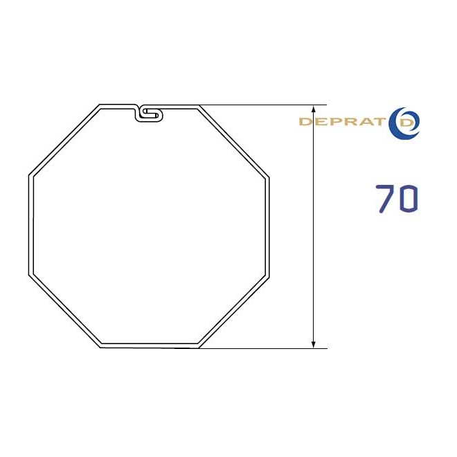 Jeu de bagues moteur Deprat Ø50 - Tube Octo 70 Jeu de bagues moteur Deprat Ø50 - Tube Octo 70