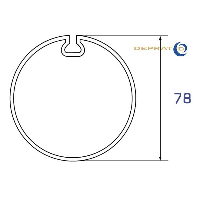 Jeu de bagues moteur Deprat Ø50 - Tube IMBAC 78 Jeu de bagues moteur Deprat Ø50 - Tube IMBAC 78
