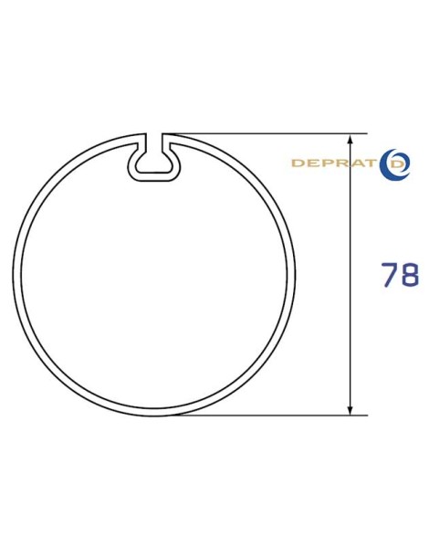 Jeu de bagues moteur Deprat Ø50 - Tube IMBAC 78