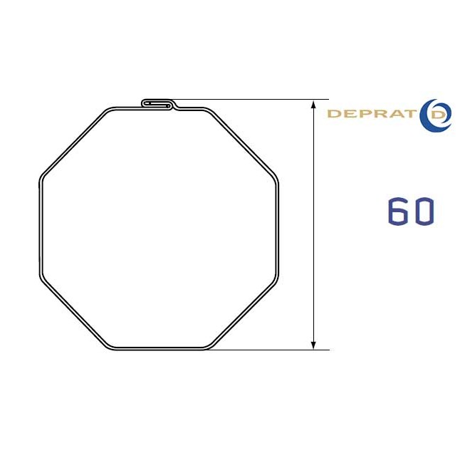 Jeu de bagues moteur Deprat Ø50 - Tube Octo 60 Jeu de bagues moteur Deprat Ø50 - Tube Octo 60