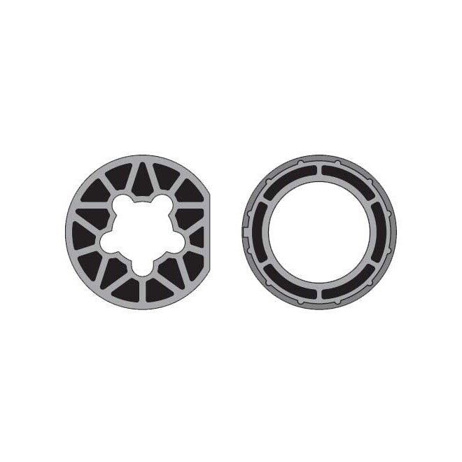 Adaptations moteur simu Ø50 - Tube Rond Ø70 x 2mm