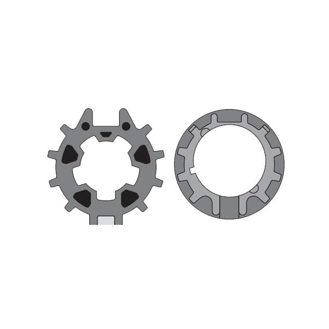 Adaptations moteur simu Ø50 - Tube Imbac Ø70 GR