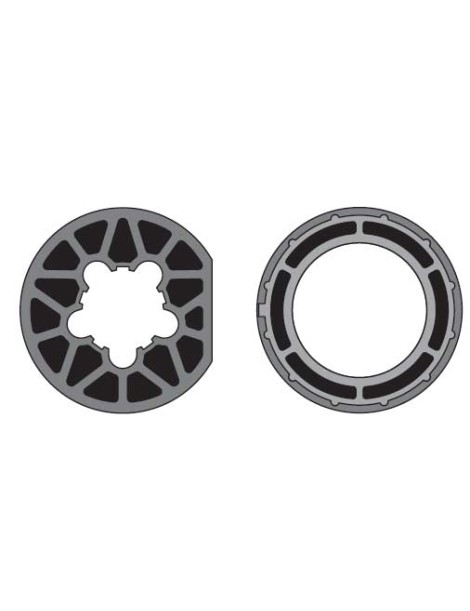 Adaptations moteur simu Ø50 - Tube Rond Ø70 x 1,5mm