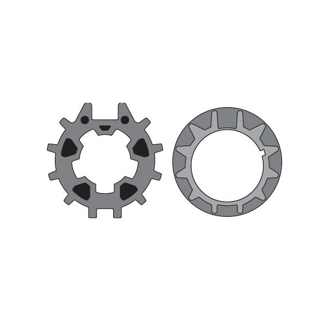 Adaptations moteur simu Ø50 - Tube Döhner Ø70 x 1mm