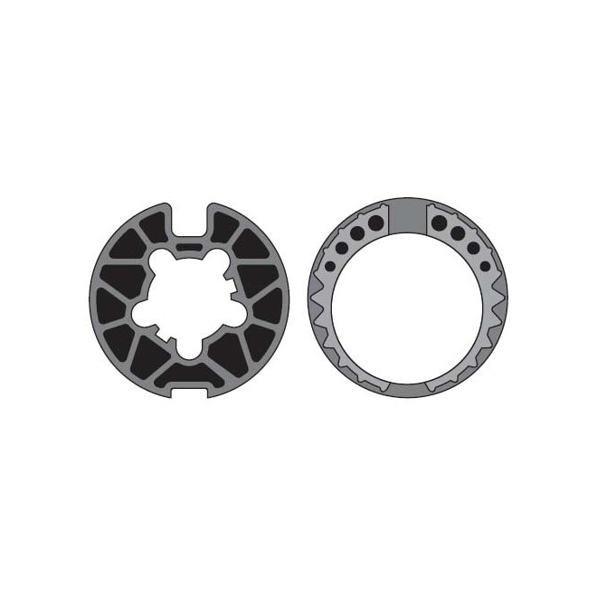 Adaptations moteur simu Ø60 - Tube Döhner Ø78 Gorge Ronde