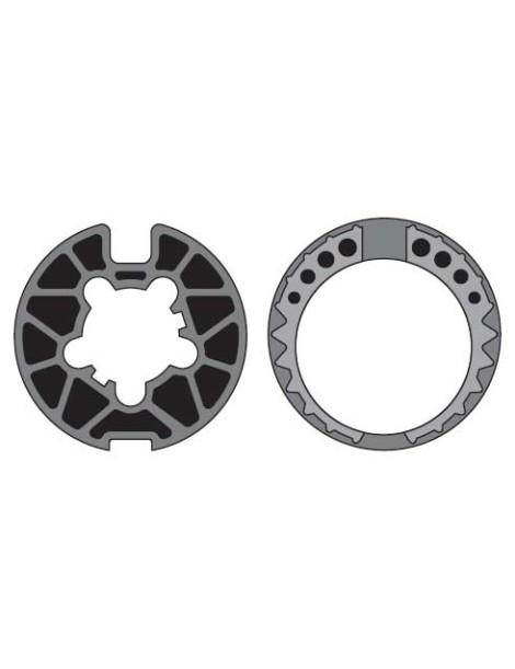 Adaptations moteur simu Ø60 - Tube Döhner Ø78 Gorge Ronde