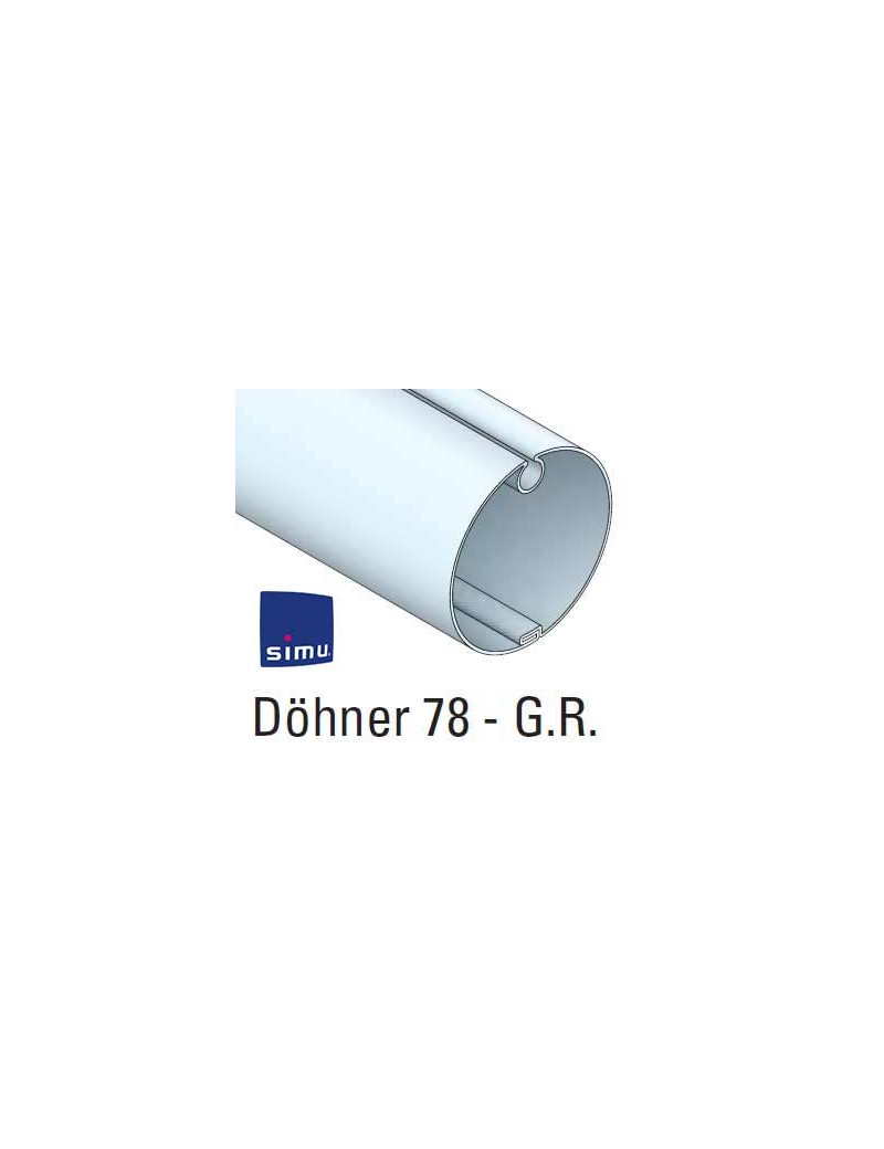 Adaptations moteur simu Ø60 - Tube Döhner Ø78 Gorge Ronde