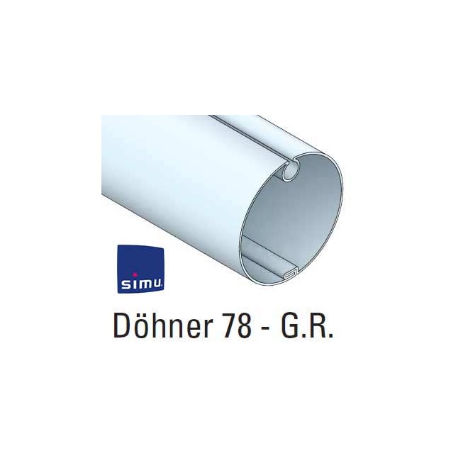 Adaptations moteur simu Ø60 - Tube Döhner Ø78 Gorge Ronde Adaptations moteur simu Ø60 - Tube Döhner Ø78 Gorge Ronde