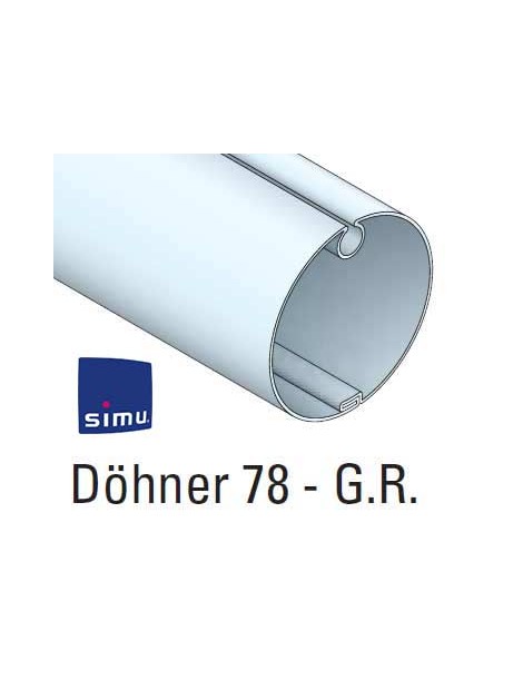 Adaptations moteur simu Ø60 - Tube Döhner Ø78 Gorge Ronde