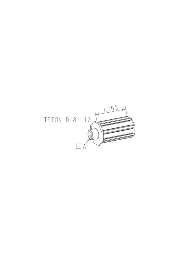 Embout Octo 40 - Palier D18 / Carré 8
