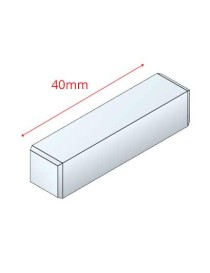 Carré de 7mm pour sortie de treuil 1421 Longueur 40mm