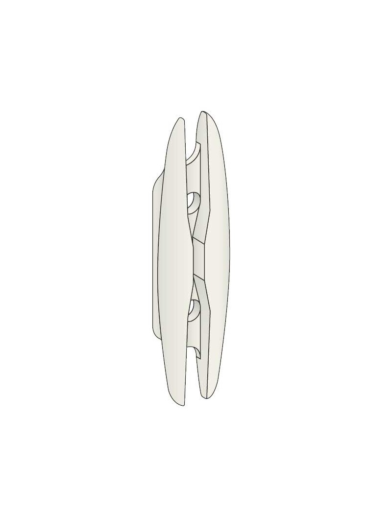 Feuille de sauge blanc design