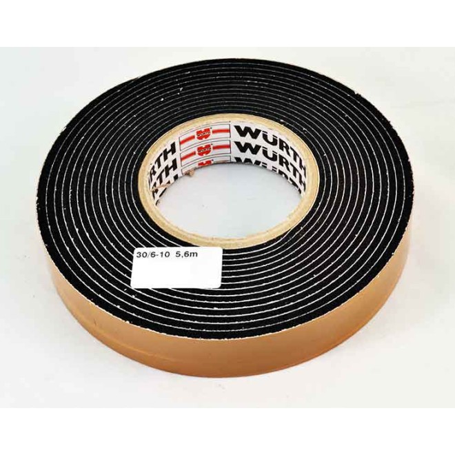 Mousse de polyuréthane pré-comprimée pour isoler coffre et menuiserie