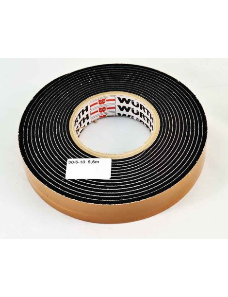 Mousse de polyuréthane pré-comprimée pour isoler coffre et menuiserie