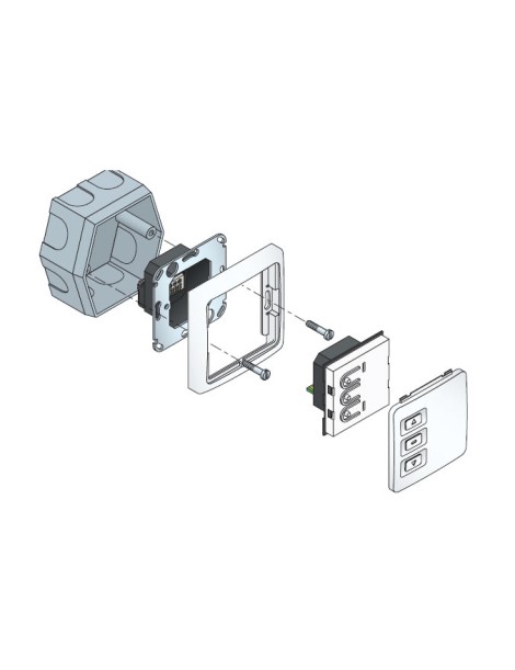 Interupteur CEGEO Simu - Bus filaire de groupe