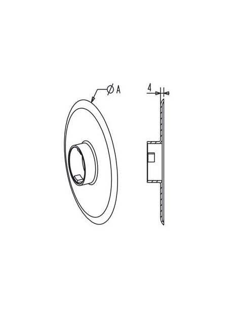 Flasque Clipable D160 type 1