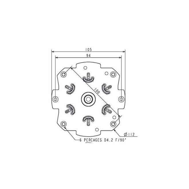 Support moteur Somfy Max 20Nm Support moteur Somfy Max 20Nm