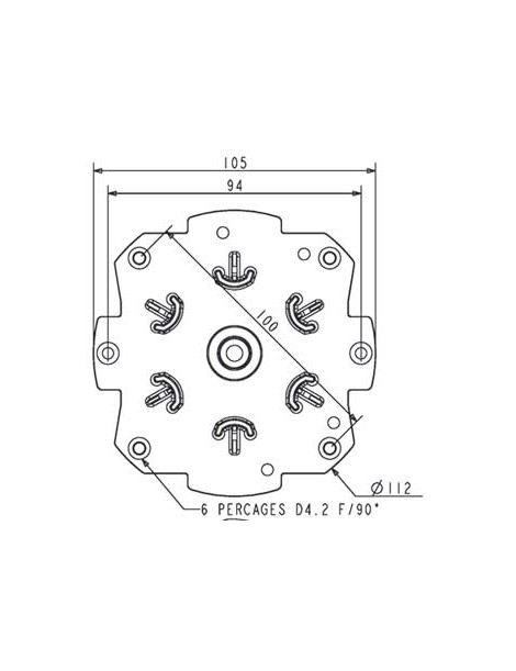 Support moteur Somfy Max 20Nm