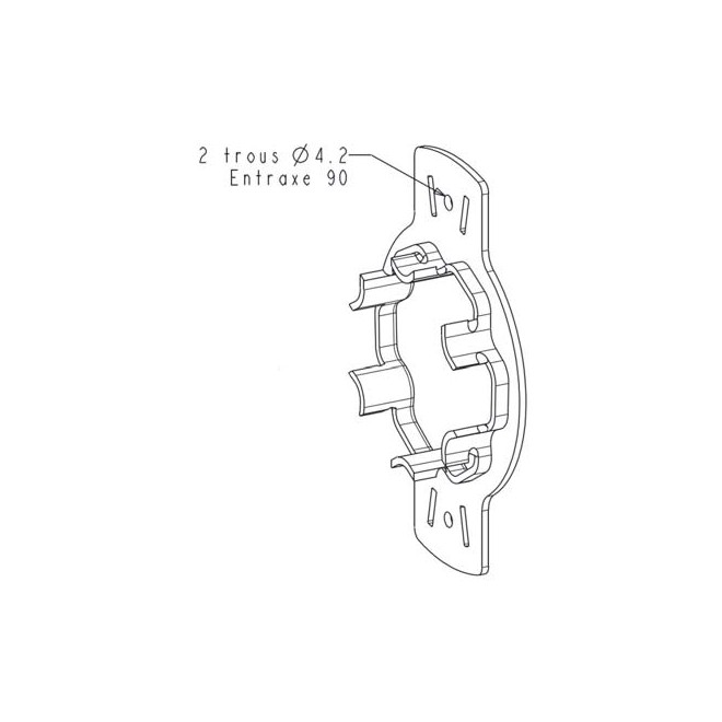 Support moteur Somfy Acier Support moteur Somfy Acier