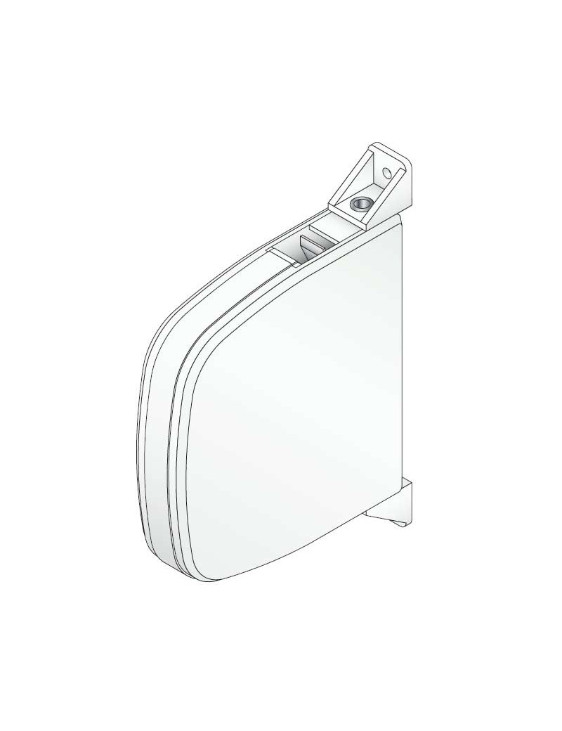 Enrouleur SWING BLANC Pivotant + sangle 14mm