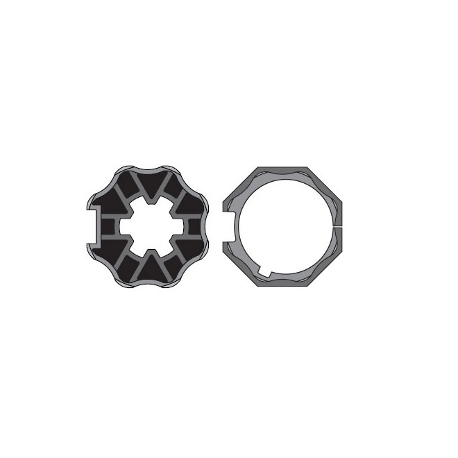 adaptations moteur simu-Somfy Ø40 - Tube octogonal 40