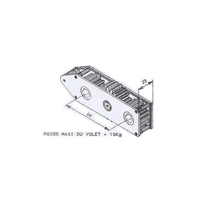 Renvoi parallèle Deprat Hexagonal de 10mm