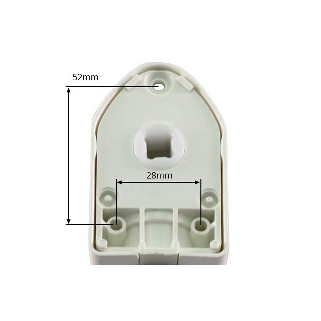 Renvoi de mouvement Débrayable Gauche + Genouillère Blanc