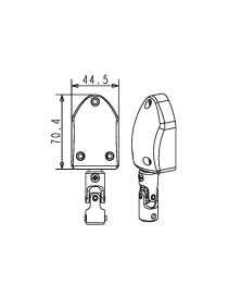 Renvoi de mouvement C229 ZF schéma et cotes