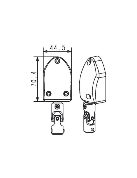 Renvoi de mouvement C229 ZF schéma et cotes