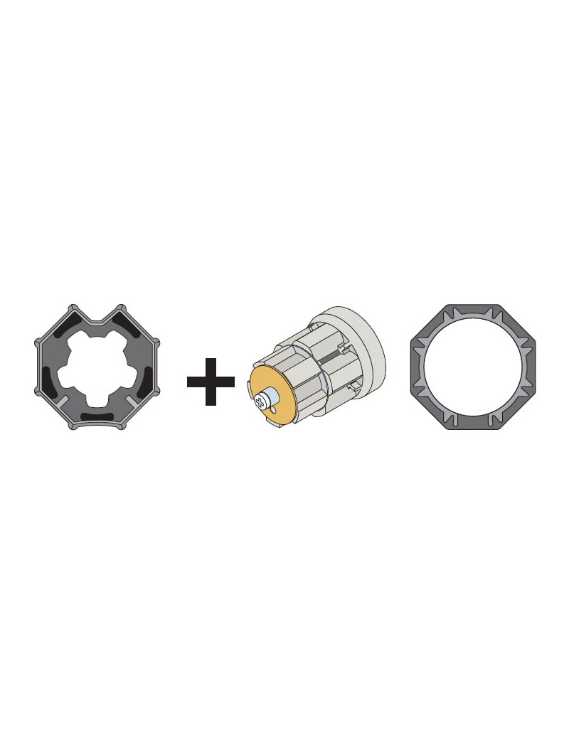 adaptations moteur simu-Somfy Ø50 - Tube Octo 60