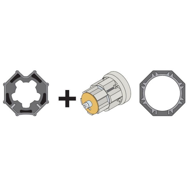 adaptations moteur simu-Somfy Ø50 - Tube Octo 60